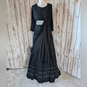 Black lehenga choli
